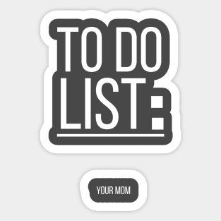 TO DO LIST Sticker